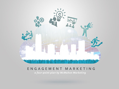 Engagement Marketing Brochure Cover branding brochure graphic design print