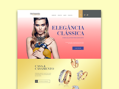 Work in Progress -Website Development jewelry layout design website development