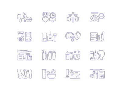 Icon set - pharmacy