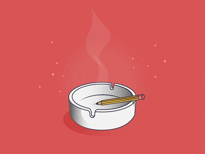 What's your story? adobe ai art artwork ashtray cigarette creative design digitalart drawing graphicdesign illustration illustrator pencil red sketch ui vector