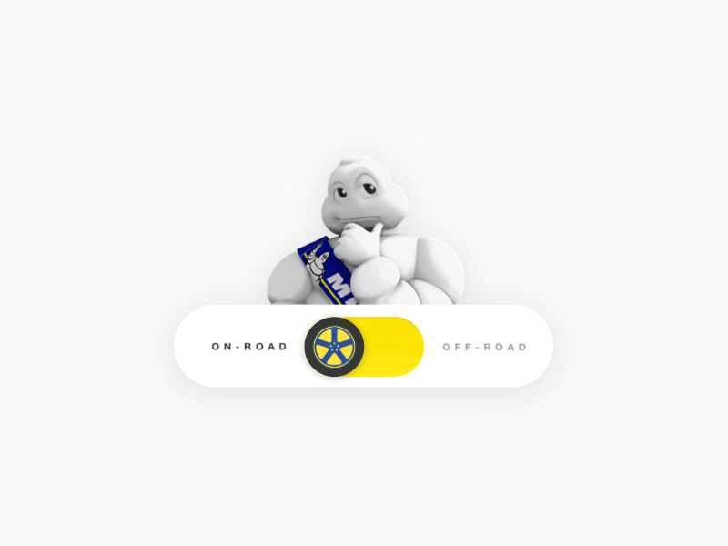 Michelin Toggle interaction michelin principle prototype toggle ui