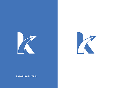 Letter K Paper Plane Logo branding business company graphic design illustration letter letters logo paper travel