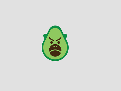 Avocado Gorilla Logo branding business company design graphic design logo vector