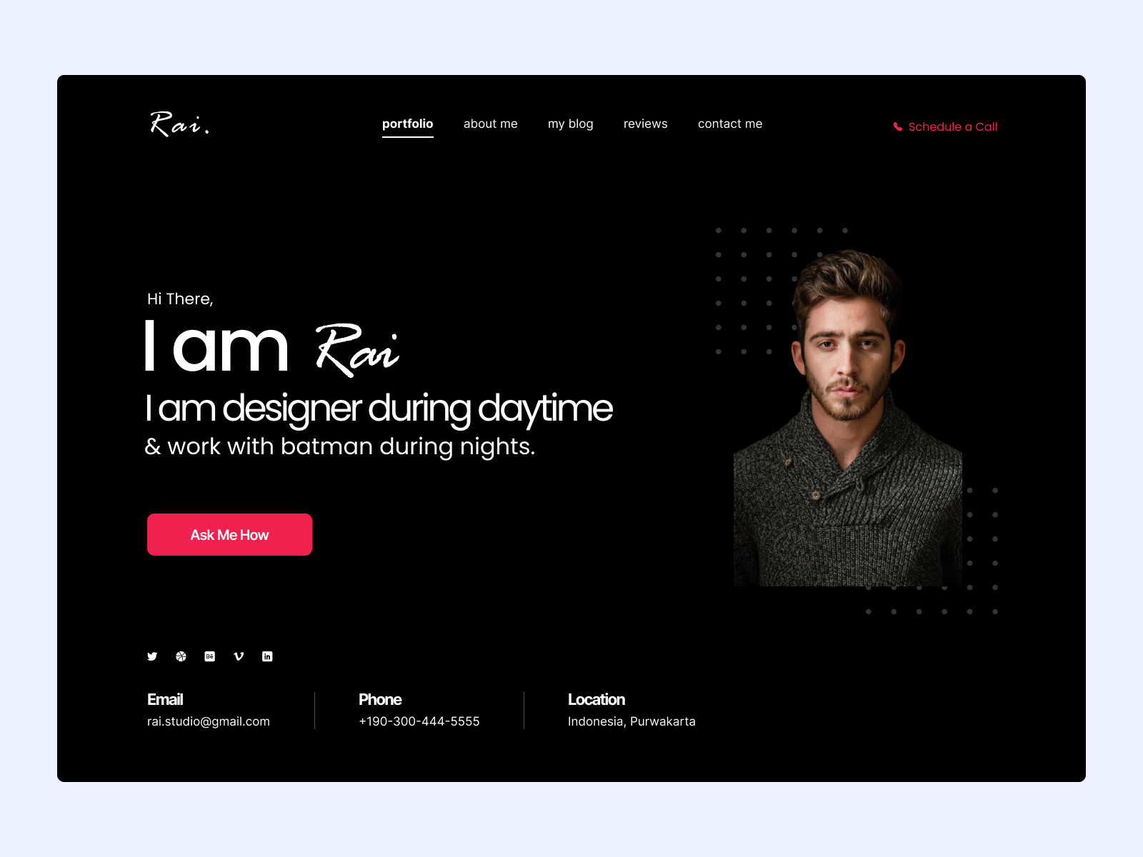 Web site: landing Page by Rai Studio. on Dribbble