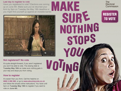 Electoral commission ad