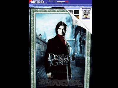 Dorian Gray Movie ad campaign