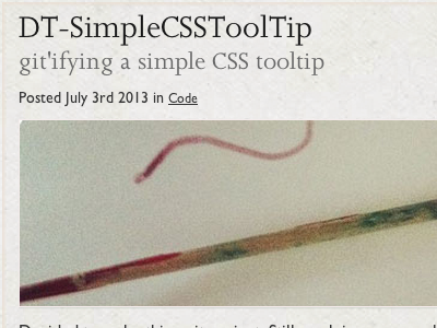 Simple CSS tool tip article css tip tool tooltip