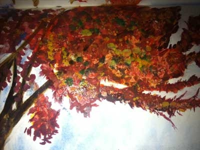 Red tree part 3 color colour paint sketch tree water