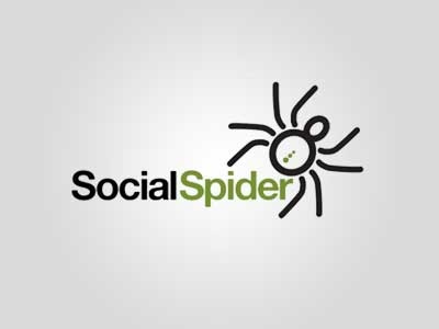 Socialspider Logo 10 anniversary logo social spider year