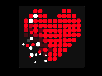 Beating SVG Heart for Digital Science experiment logo svg