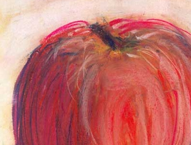 Chalk Apple apple chalk illustration pastels