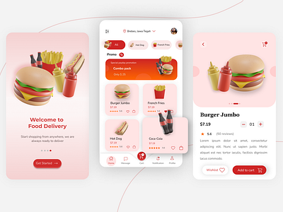 Food Delivery App Design