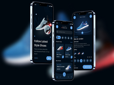 Shoes Shop App Design Concept app branding design graphic design typography ui ux