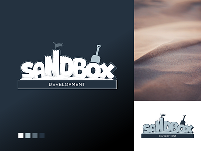 Sandbox Development branding logo logo design typography vector