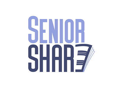 Senior Share branding logo logo design typography vector