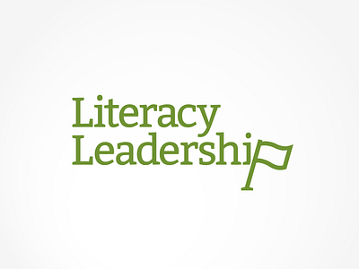 Literacy Leadership logo branding identity illustraion logo