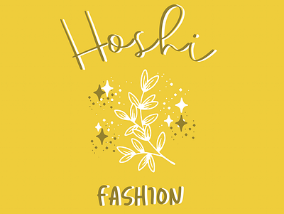 Logo fashion shop - Hoshi ✨ branding design draw illustration logo