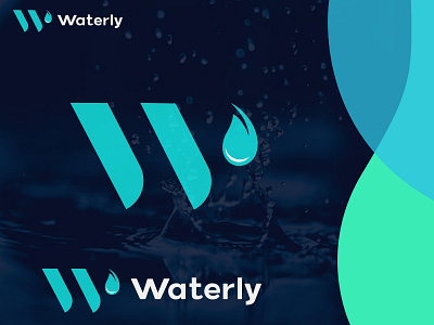 water and w branding logo design for your brand
