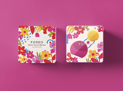 FOREO TR Gift Set branding design illustration