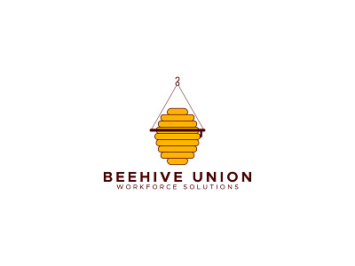 BEEHIVE UNION LOGO 3d branding bright logo colorful logo design flat logo geometric logo design graphic design illustration logo design theme logo uncommon logo unique logo vector