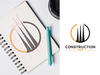 Construction company logo