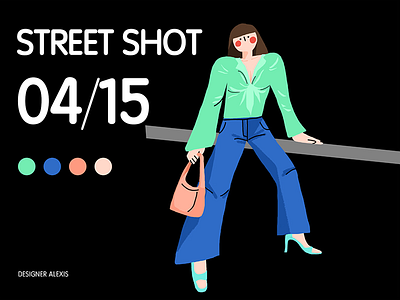 STREET SHOTS illustration ai girl