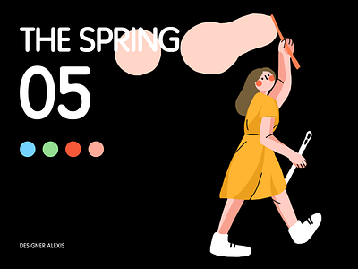 THESPRING illustration，ai，girl