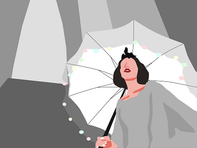 Umbrellas Girl