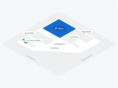 Isometric floor plan desks flooplan indoor maps mapbox maps workplace