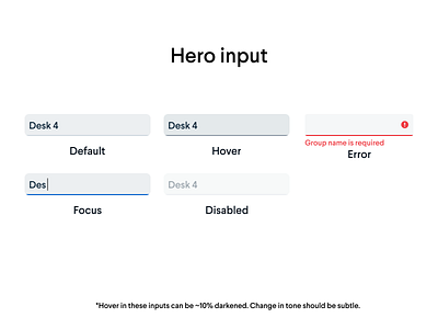 Outlining input states