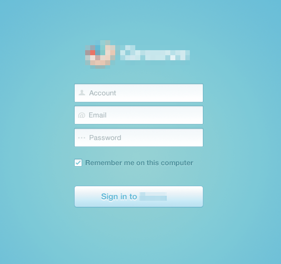 Simple Login Screen by Ryan Coughlin on Dribbble