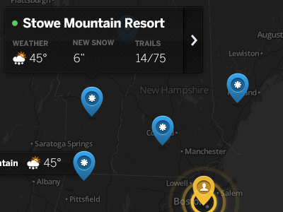 Resort Search location map marker snowcast