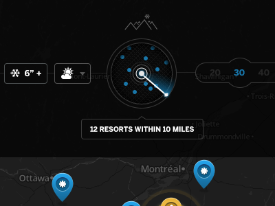 Resort Radar angelhack app boston ipad iphone ski snow snowboard winter