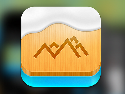 Snowcast iOS Icon - [WIP] ice icon ios iphone snow