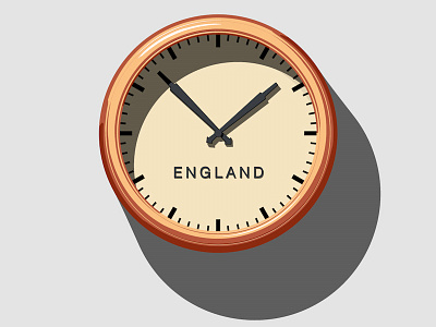 Clock Front 1 @lucschwab c4d clock england illustration