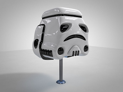 Square Trooper 1 c4d cinema4d star starwars storm trooper wars