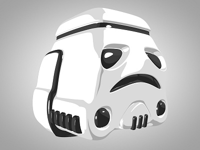 2d Cube Trooper 1 2d c4d cinema4d flat star wars trooper