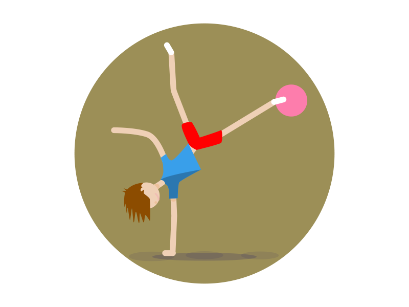 Hand Stand ball boy futbol illustration illustrator lucschwab play soccer