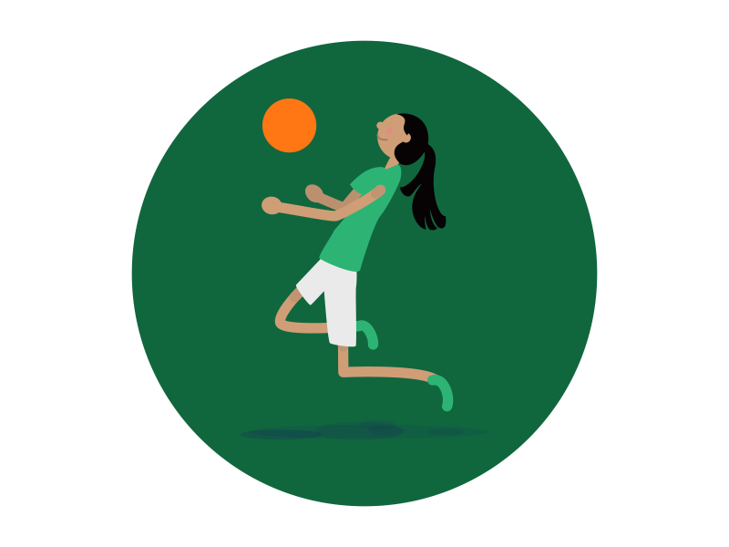 Dribbling Skills ball dribbbling futbol girl illustration illustrator lucschwab play soccer