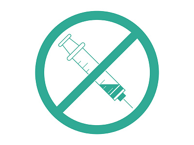 Drug Prevention 2nd iteration ai drugs icon illustration illustrator no drugs syringe