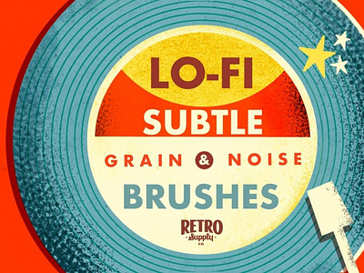 Lo-Fi Subtle Grain Brushes Affinity