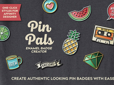 Pin Pals - Enamel Badge Creator 3d animation app branding bundle clipart collection design elementor gothic graphic design icon illustration logo motion graphics polish ui ux vector wordpress