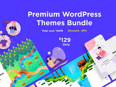 42 Premium WordPress Themes Bundle