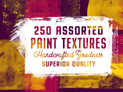 252 Assorted Paint Textures Pack 3d animation app assorted branding bundle clipart collection design graphic design illustration logo motion graphics pack paint textures ui