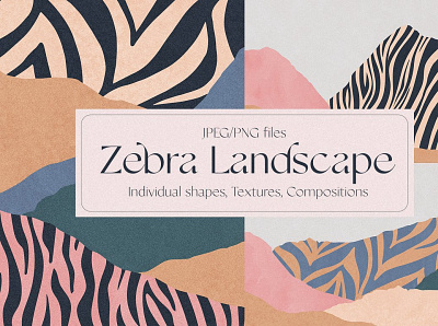 ZEBRA Landscape Illustration Creator 3d animation app branding bundle clipart collection design graphic design illustration landscape logo motion graphics ui zebra