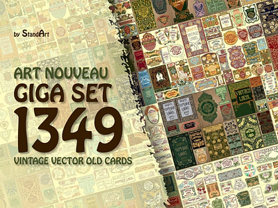 Covers Art Nouveau - giga set