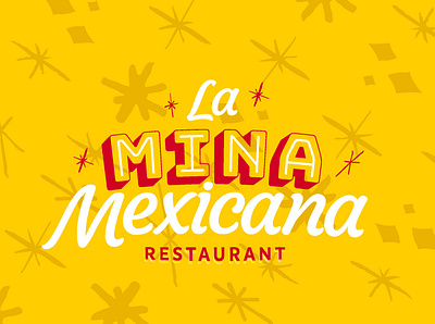 La Mina Mexicana brand architecture brandidentity branding logo logotype mexican restaurant mexico restaurant tacos type typogaphy