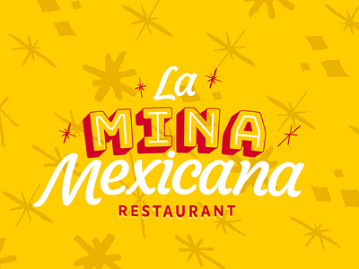 La Mina Mexicana brand architecture brandidentity branding logo logotype mexican restaurant mexico restaurant tacos type typogaphy