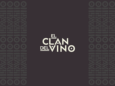 El Clan del Vino branding logo tipography vino wine winery