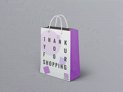 Gift bag for HackPR brandidentity branding dribbble dribbblers graphicdesign logo